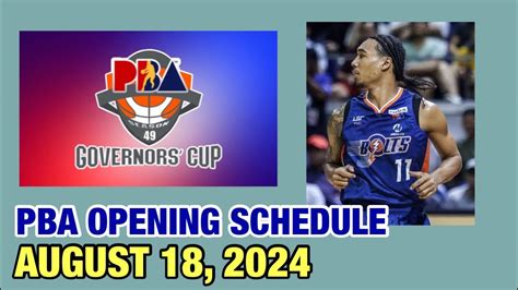PBA Governors' Cup opening will likely be moved to Dec.